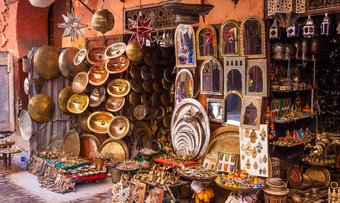 Orientalischer Markt in Marrakesch