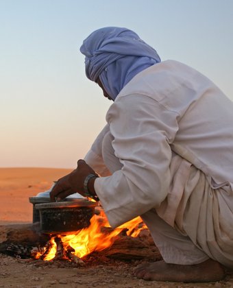 Beduine in Jordanien