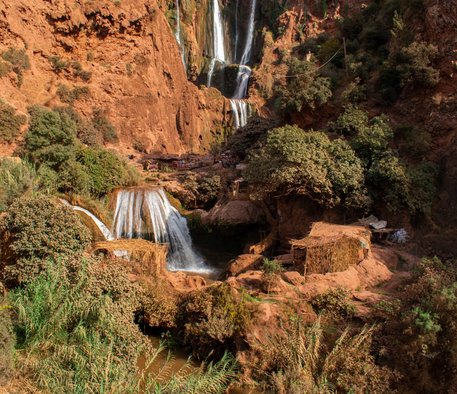Ouzoud Wasserfälle in Marokko