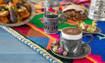 Orientalischer Kaffee in Marokko