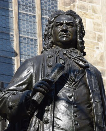 Johann Sebastian Bach-Statue in Leipzig